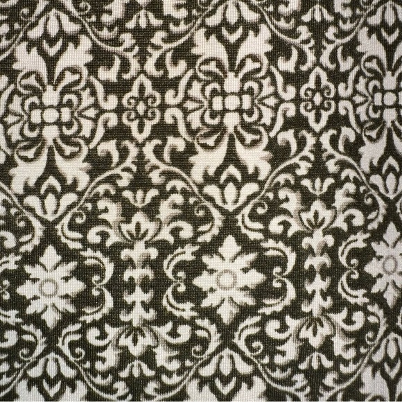 Zac & Rachel Green & White Boho Pattern Wide Leg Palazzo Pants Size Medium - Picture 3 of 4